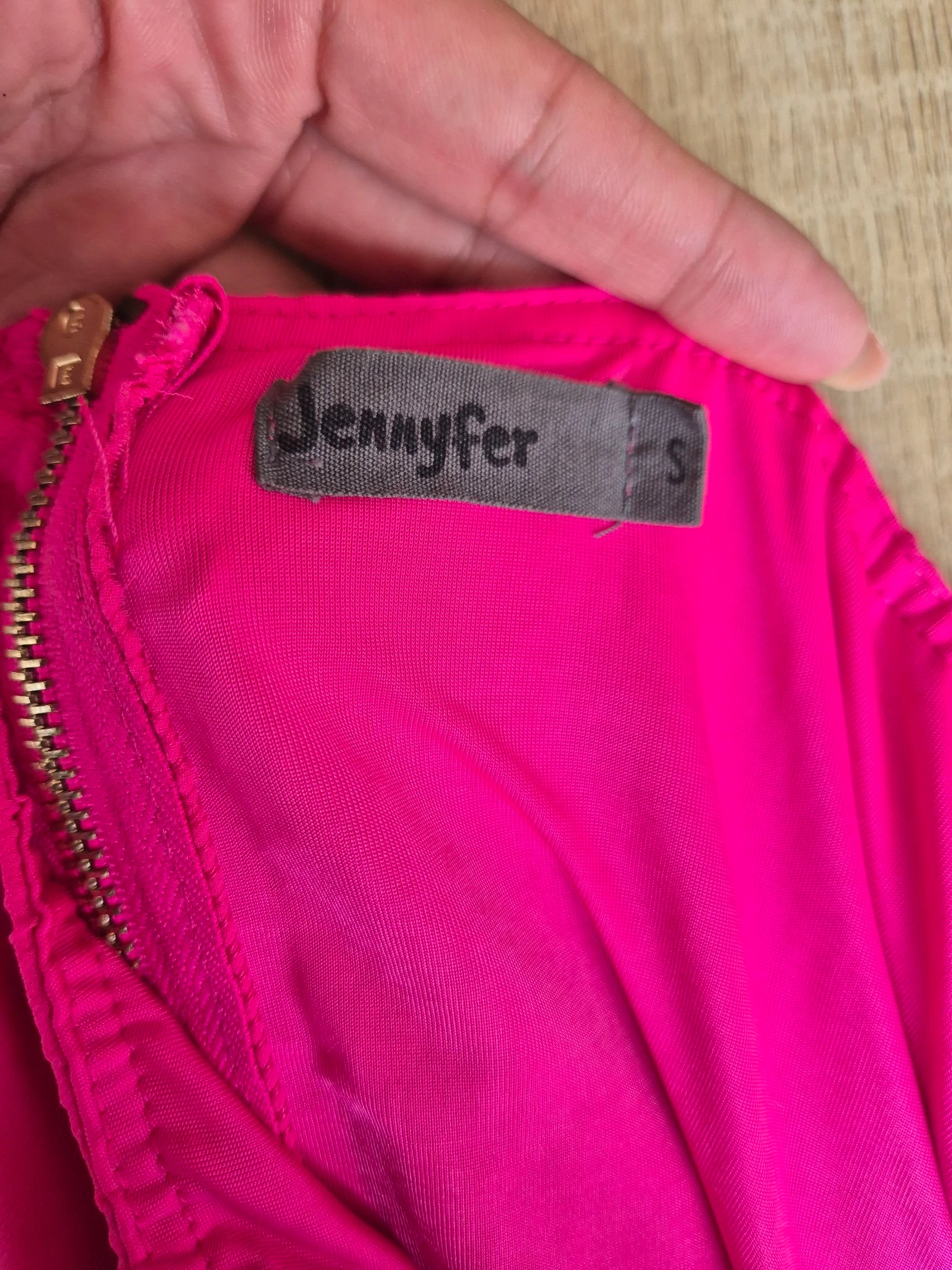 Vestido bustier Jennyfer rosa fúcsia de musselina – Tamanho P – Festa, cerimônia, casamento – photo 6